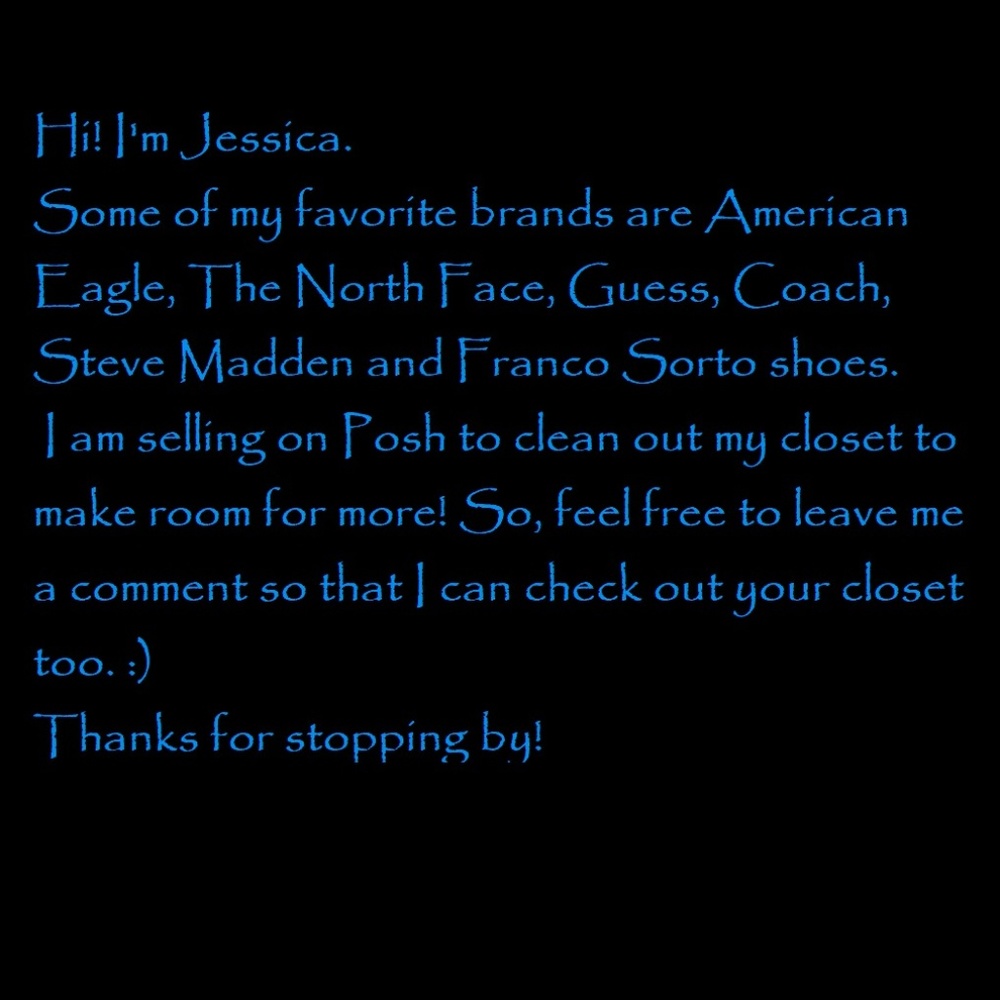 Meet your Posher, Jessica